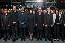 15. 9. 2017, Nova Gorica – Predsednik Pahor se je udeleil osrednje dravne slovesnosti ob prazniku vrnitve Primorske k matini domovini (Bor Slana/STA)
